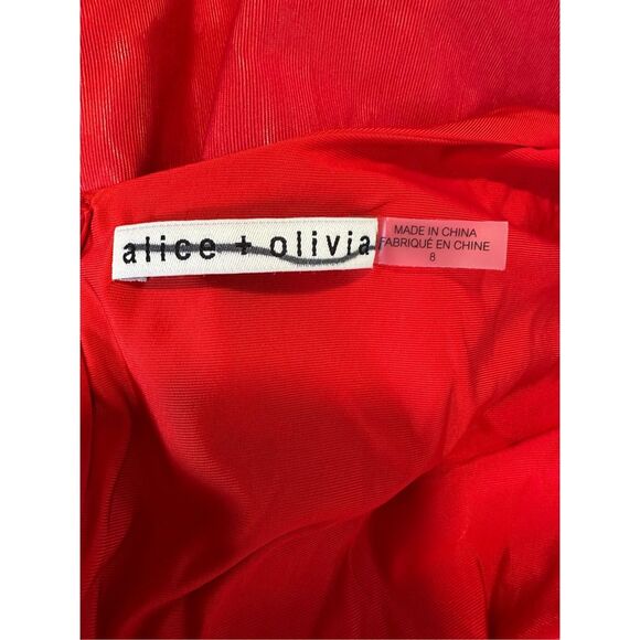 Alice + Olivia Chara Bubble-Hem Minidress Size US8 $495 - Picture 13 of 13